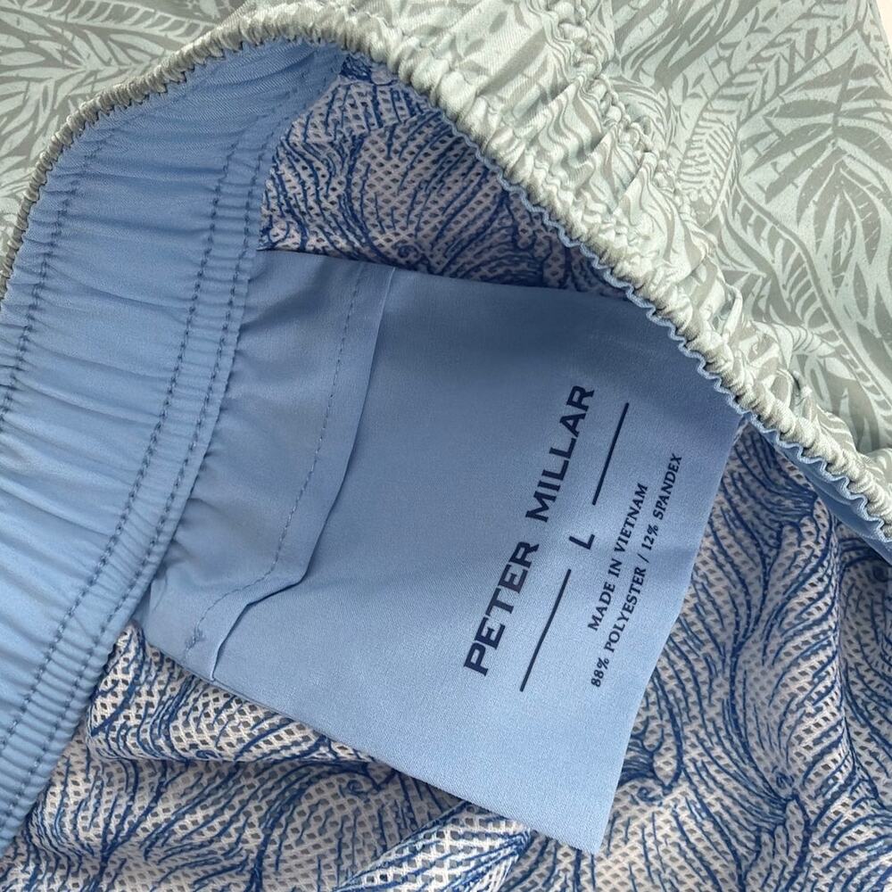 Peter Millar Willow Seaside Shade Swim Trunk Shorts Size L - Picture 5 of 10